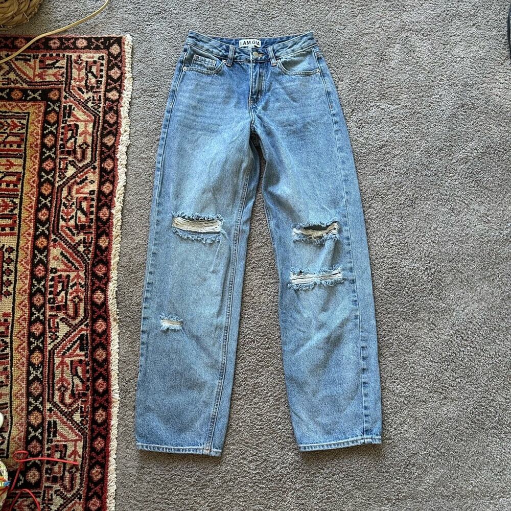 I Am Gia Alessia Slouchy Straight Jeans